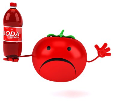 Eğlenceli çizgi film domates