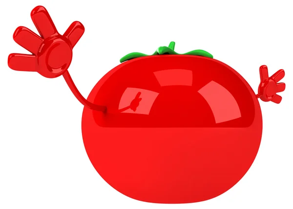 有趣的卡通番茄 — 图库照片