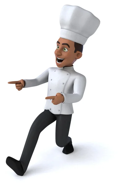 Divertido chef dos desenhos animados — Fotografia de Stock