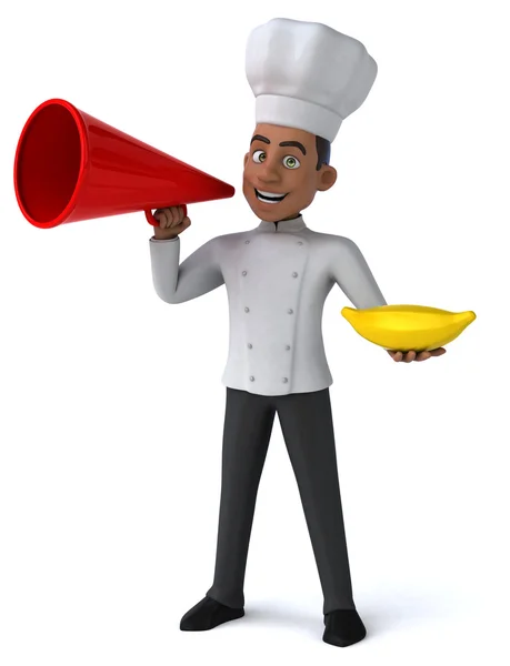 Leuke cartoon chef-kok — Stockfoto