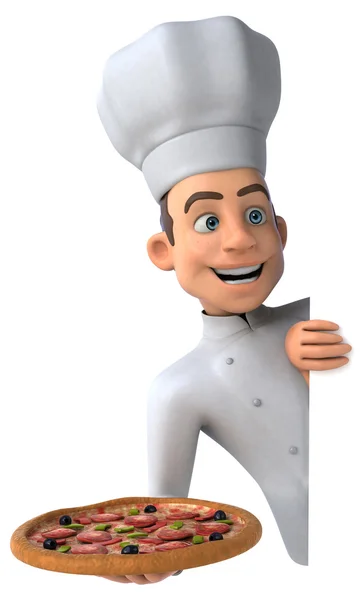 Fun мультфільму шеф-кухаря — стокове фото