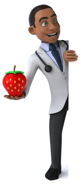 Fun cartoon doctor — Stock Photo, Image