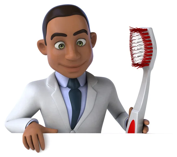 Fun cartoon doctor — Stock Photo, Image