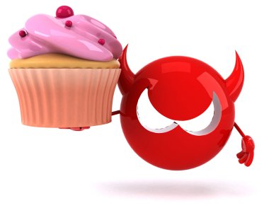 Eğlenceli çizgi film kırmızı virüs