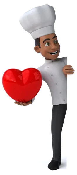 Fun cartoon chef — Stock Photo, Image