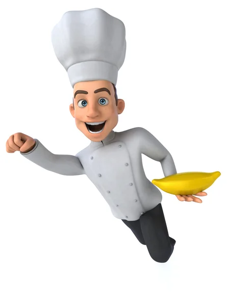 Divertido chef dos desenhos animados — Fotografia de Stock