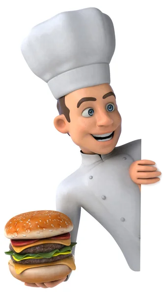 Fun cartoon chef — Stock Photo, Image