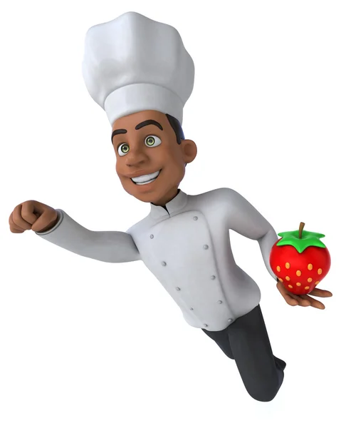 Leuke cartoon chef-kok — Stockfoto