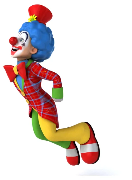 Fun cartoon clown — Stock Photo, Image