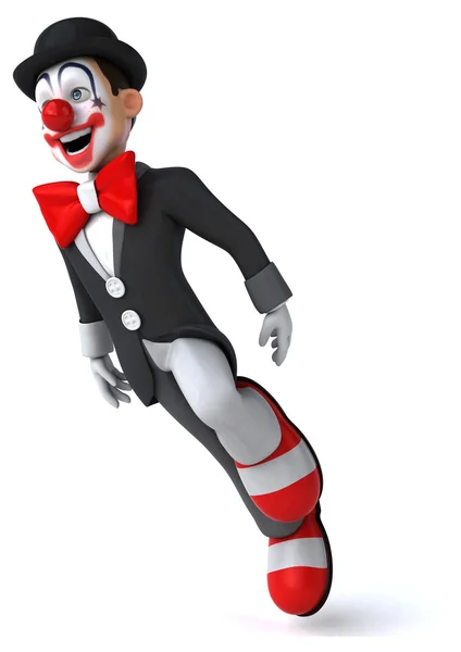 Fun cartoon clown — Stock Photo, Image