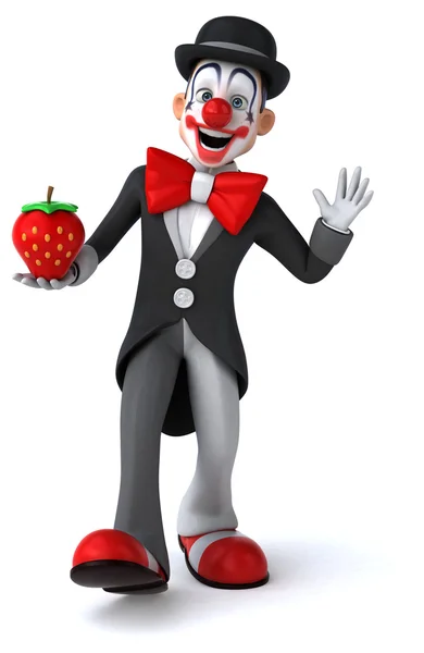 Fun cartoon clown — Stock Photo, Image