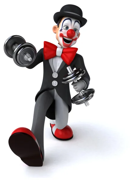 Spaß Cartoon Clown — Stockfoto