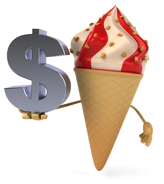 Cartoon Ice cream — Stock Photo, Image