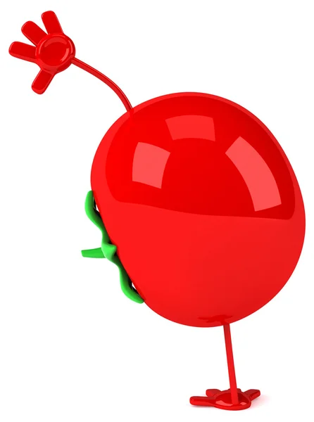 Roliga tecknade tomat — Stockfoto