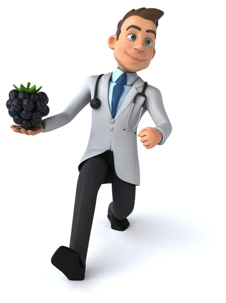 Fun cartoon doctor — Stock Photo, Image