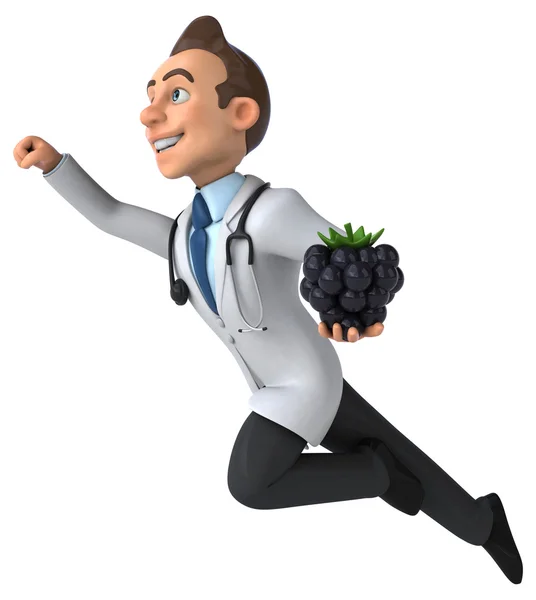 Fun cartoon doctor — Stock Photo, Image