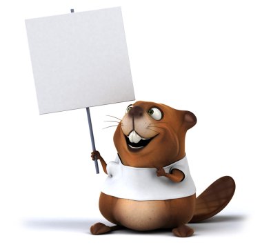 Beyaz gömlek Beaver