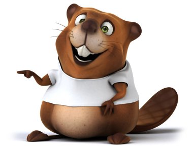 Beyaz gömlek Beaver