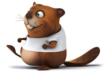 Beyaz gömlek Beaver