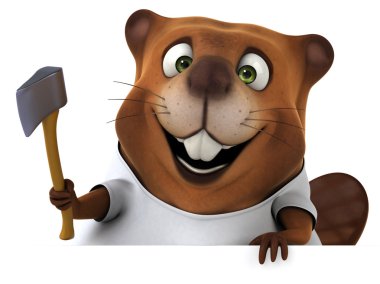 Beyaz gömlek Beaver