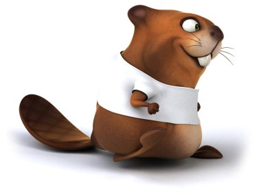 Beyaz gömlek Beaver