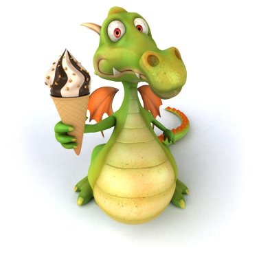 Eğlenceli çizgi film dragon