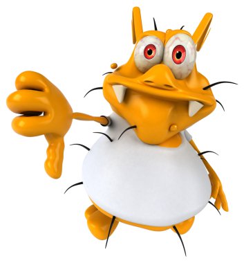 Mikrop beyaz t gömlek