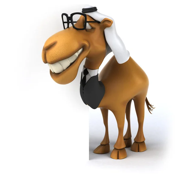 Fun cartoon camel — Stock Photo, Image