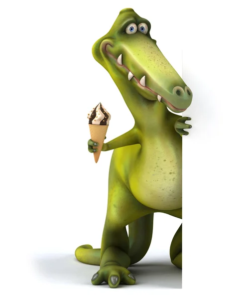 Fun cartoon Dinosaur — Stock Photo, Image