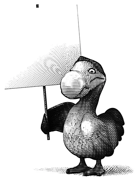 Διασκέδαση πουλί Dodo — Φωτογραφία Αρχείου