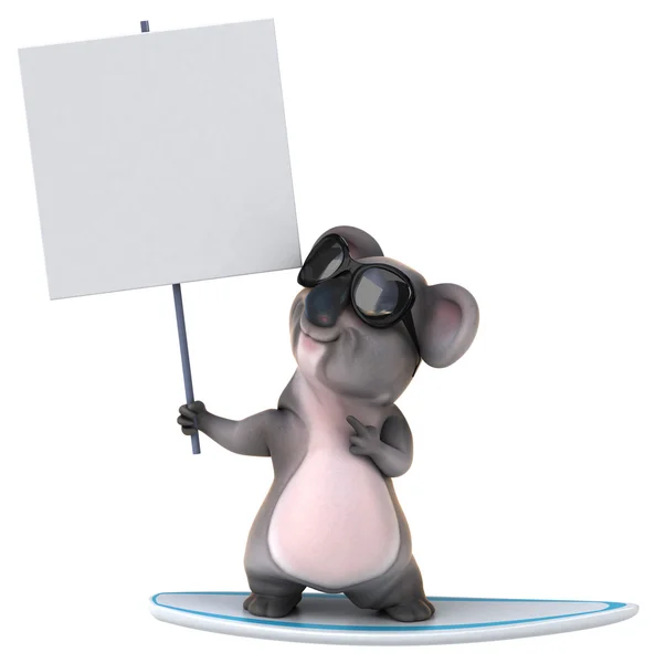 Leuke cartoon koala — Stockfoto