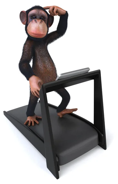 Fun cartoon monkey — Stock Photo, Image