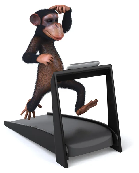 Zábavné karikatury opice — Stock fotografie