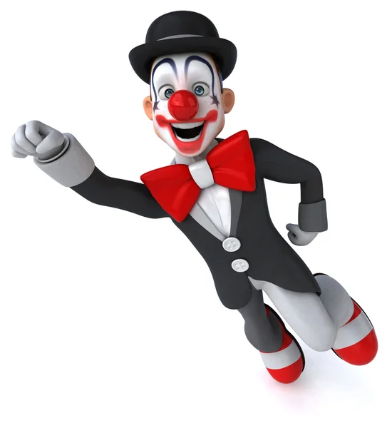 Spaß Cartoon Clown — Stockfoto