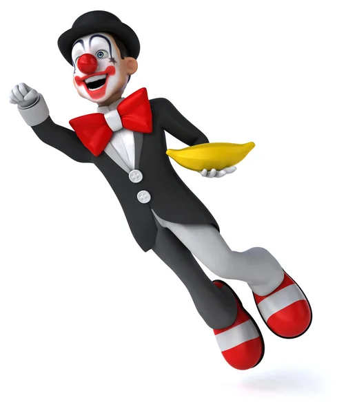 Spaß Cartoon Clown — Stockfoto