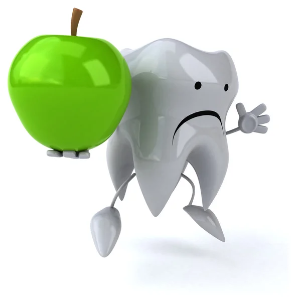 Fun cartoon tooth — Stock Photo, Image