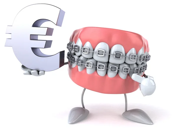 Fun cartoon teeth — Stock Photo, Image