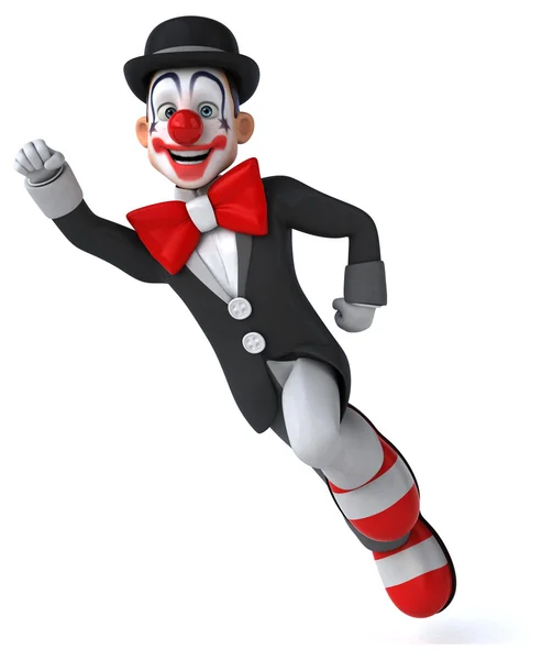 Leuke cartoon clown — Stockfoto
