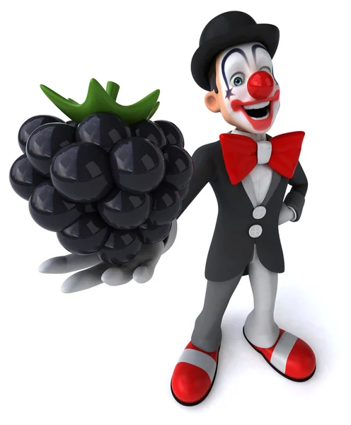 Spaß Cartoon Clown — Stockfoto