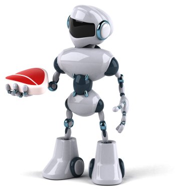eğlenceli Robot biftek ile