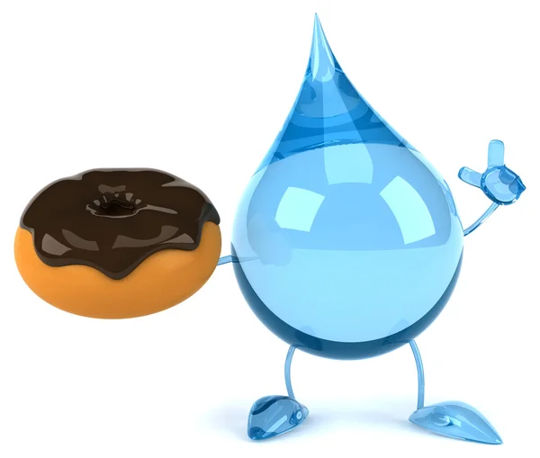 Kreskówka kropla wody — Zdjęcie stockowe