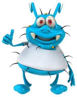 Mikrop beyaz t gömlek