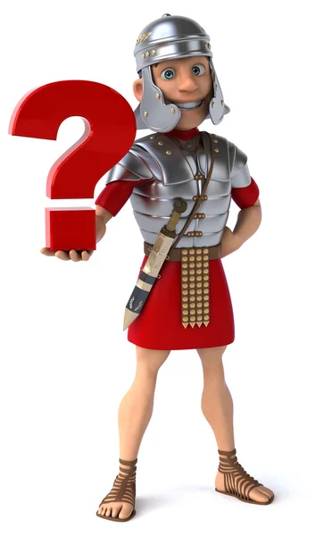 Zábavné římský voják — Stock fotografie