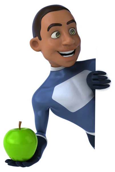 Fun cartoon superhero — Stock Photo, Image