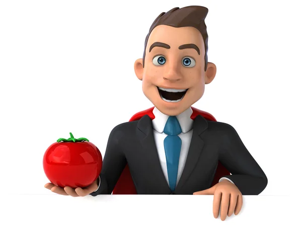 Fun cartoon businessman — Stock Photo, Image