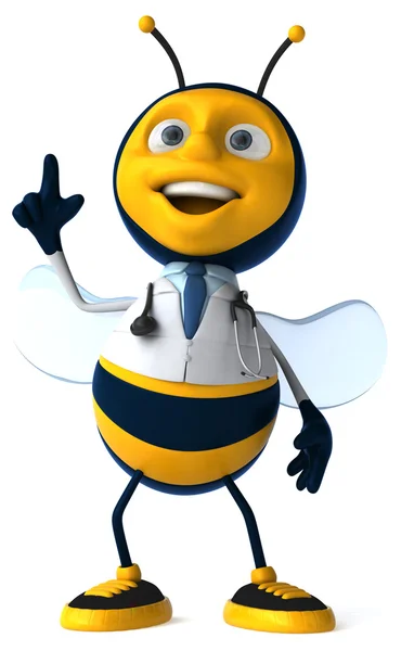 Divertida abeja de dibujos animados — Foto de Stock