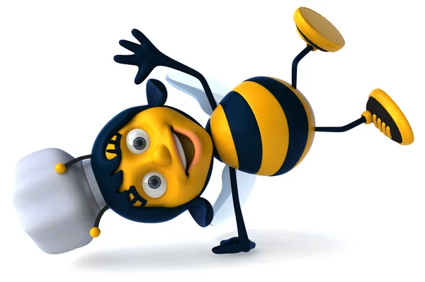 Szórakoztató karikatúra méh — Stock Fotó