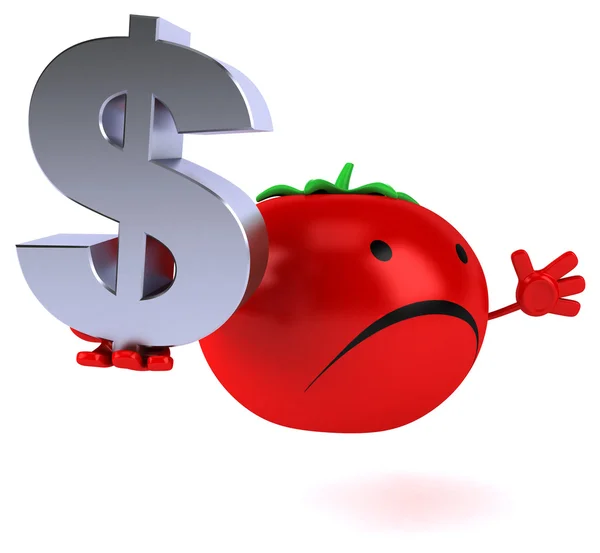 Fun cartoon tomato — Stock Photo, Image