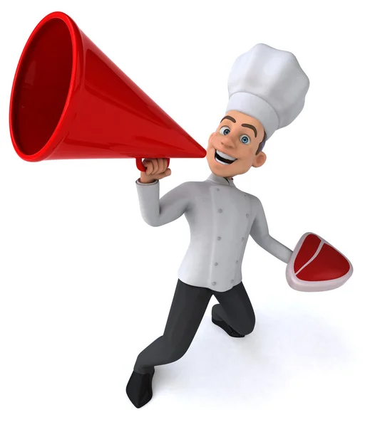 Fun cartoon chef — Stock Photo, Image