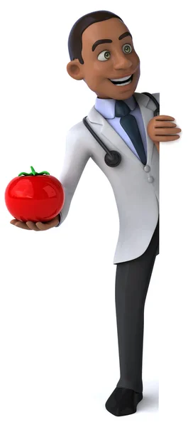 Fun cartoon doctor — Stock Photo, Image